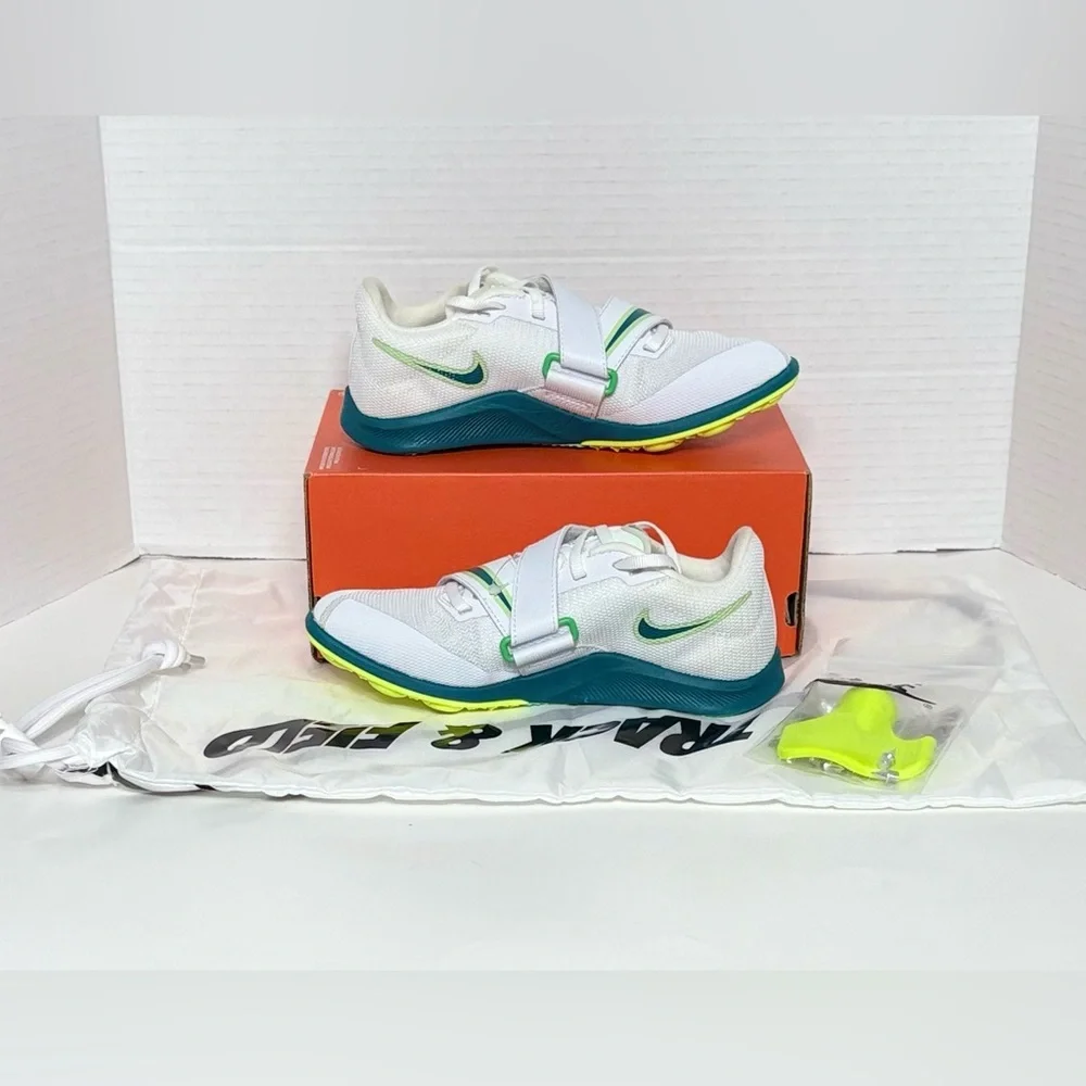 Size 1.5 Nike Zoom Rival Jump Track & Field Jumping Spikes jump Shoes DR2756-100